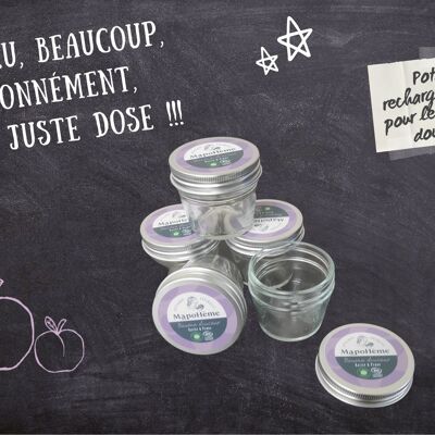 100 ml refillable jars for the MapoHème Gentle Balm