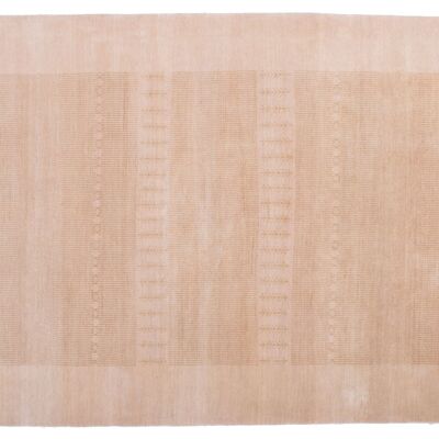 Loribaft Silk Touch 179x120 tappeto annodato a mano 120x180 beige motivo geometrico