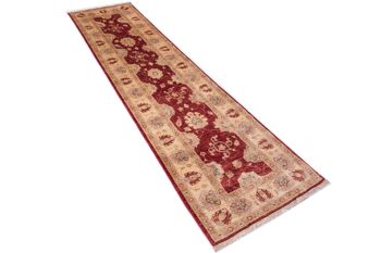 Tapis Afghan Chobi Ziegler 294x79 noué main 80x290 tapis de passage rouge oriental 2