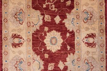 Tapis Afghan Chobi Ziegler 294x79 noué main 80x290 tapis de passage rouge oriental 4