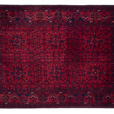 Afghan Belgique Khal Mohammadi 151x102 Handgeknüpft Teppich 100x150 Braun Geometrisch