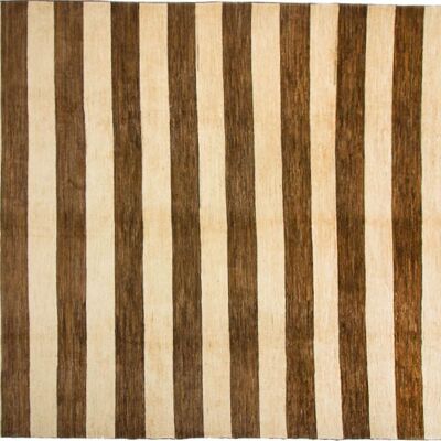 Afghan Modern Chobi Ziegler 343x297 hand-knotted carpet 300x340 square beige