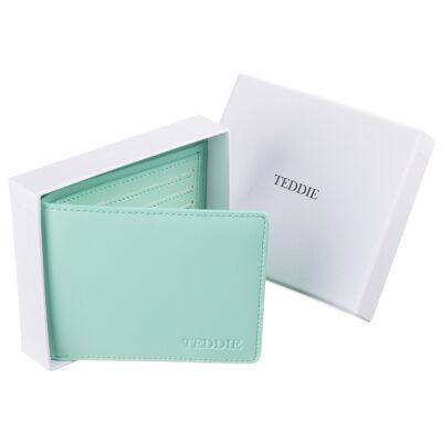 Teddie London Luxury Soft Mint Green Portafoglio in PU