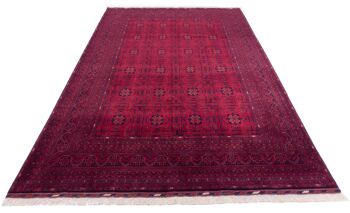 Tapis Afghan Belgique Khal Mohammadi 292x204 noué main 200x290 marron géométrique 2