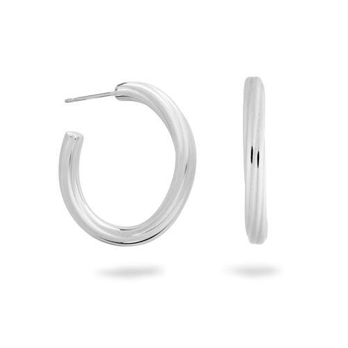 Joelle Hoops Silber