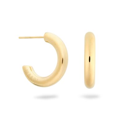 Thea Hoops Small Gold