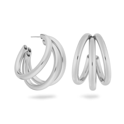 Grace Hoops Silber