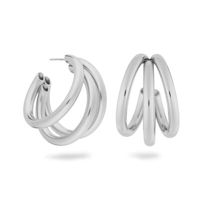 Grace Hoops plata