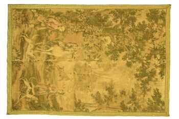 France Gobelin tapisserie 182x138 Tapis tissé main 140x180 motifs beiges 1