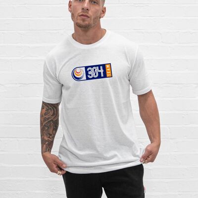 304 Mens Retro Core T-shirt White 2