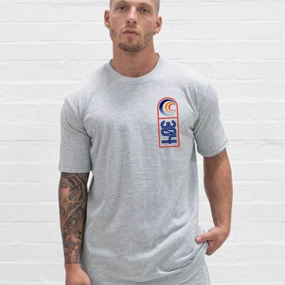 304 Mens Retro T-shirt Grey 3