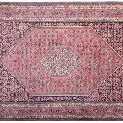 Perser Bidjar Zandjan 286x198 Handgeknüpft Teppich 200x290 Rot Geometrisch Muster