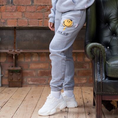 304 Womens Face Palm Grey Joggers