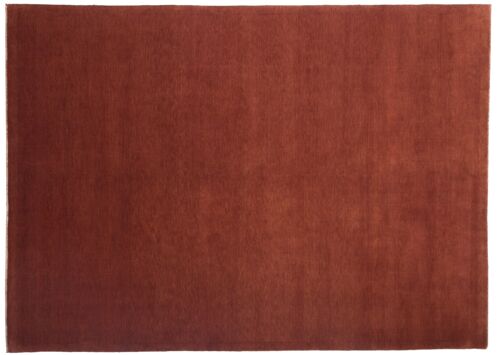 Loribaft 237x171 Handgeknüpft Teppich 170x240 Rot Einfarbig Kurzflor Orient Rug