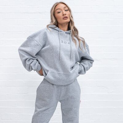 304 Womens Core One Hundred Hoodie Grey