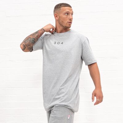 304 Mens Core One Hundred Relaxed Fit T Shirt Grey