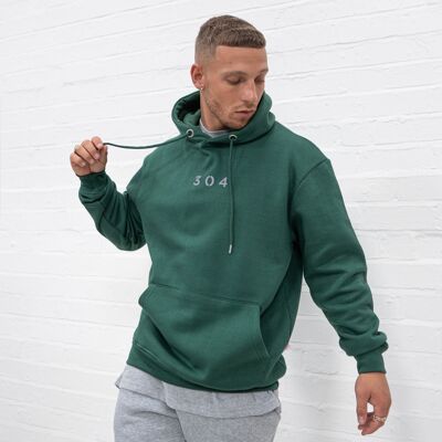 304 Mens Core One Hundred Hoodie Moss Green