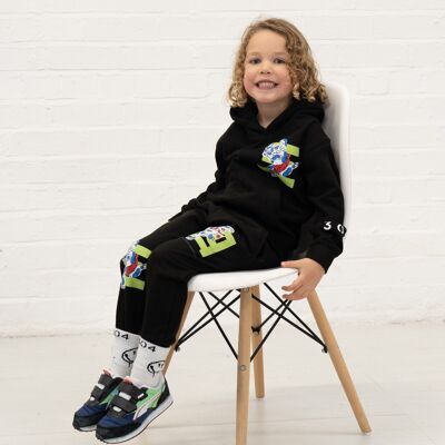 304 Juniors Black Japanese Dragon Hoodie