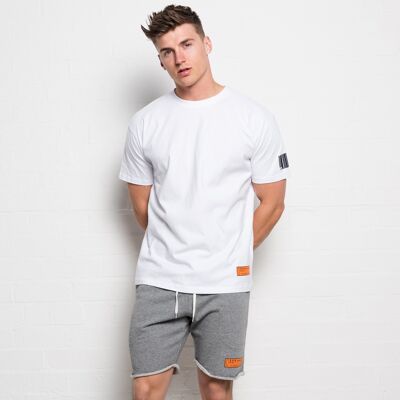 304 Mens Mini Barcode T-Shirt White