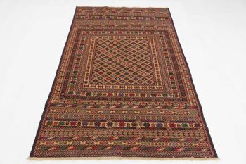 Tapis Afghan Mushwani Kilim 184x122 tissé main 120x180 multicolore oriental 2