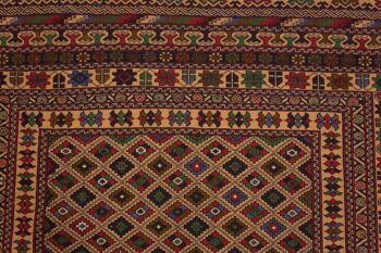 Tapis Afghan Mushwani Kilim 184x122 tissé main 120x180 multicolore oriental 5