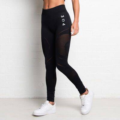 304 Active 3D Seamless Reveal Legging Black