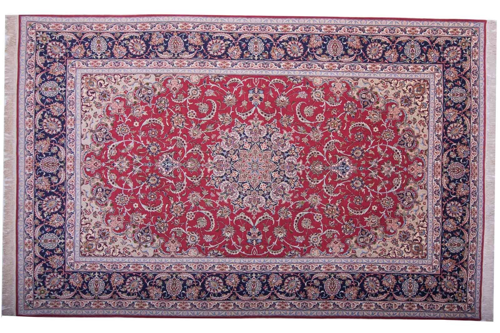 Tappeto Persiano Isfahan 316x208 annodato a mano 210x320 multicolore, orientale, pelo corto