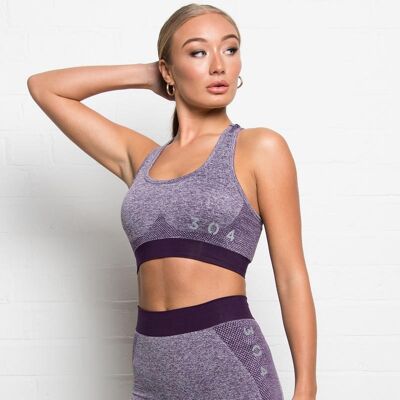 304 Active Seamless Sports Bra Purple