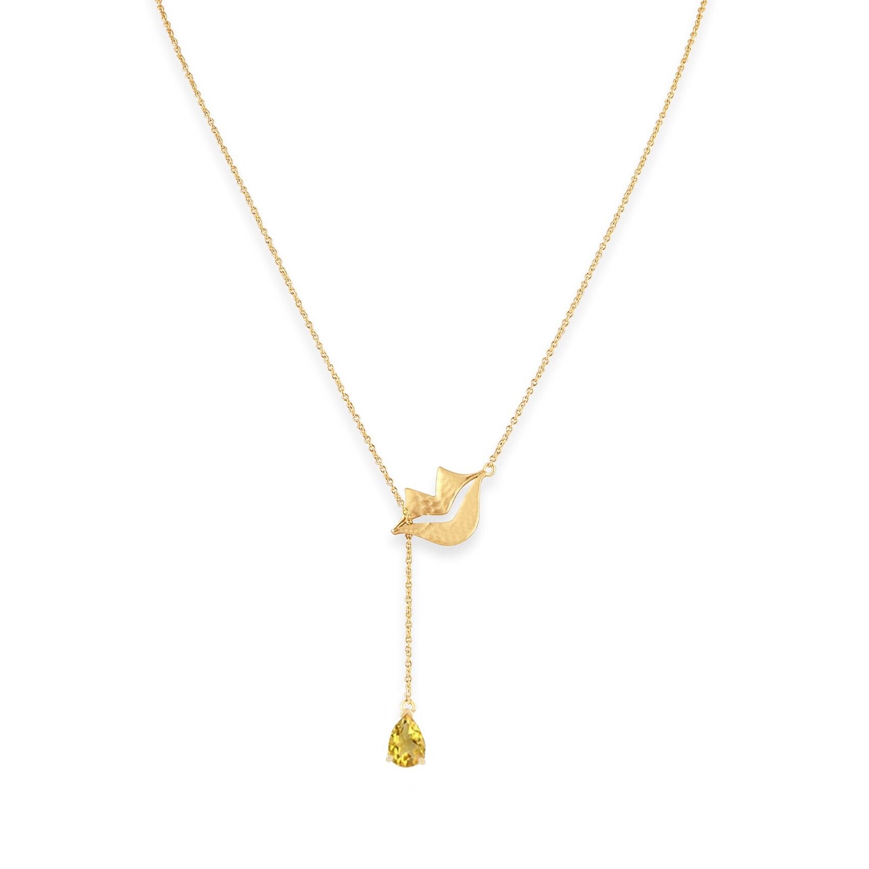 Collana HÉRA a catena con citrino