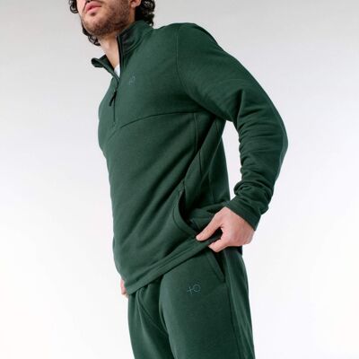 All Day 1/4 Zip Jacket Forest Green