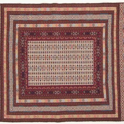 Afghan Mushwani Kelim 180x130 Handgewebt Teppich 130x180 Mehrfarbig Geometrisch Muster