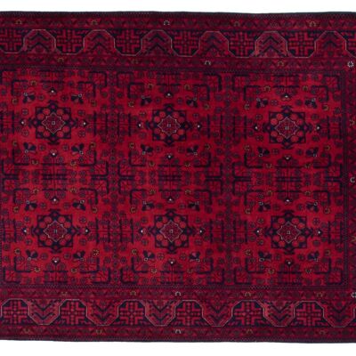 Afghan Belgique Khal Mohammadi 147x102 Handgeknüpft Teppich 100x150 Braun Geometrisch