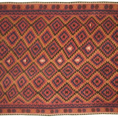 Afghan Maimana Kilim 299x204 hand-woven carpet 200x300 multicolored oriental