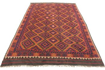 Tapis tissé main Afghan Maimana Kilim 299x204 200x300 oriental multicolore 2