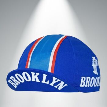 Casquette de cyclisme bleu Brooklyn 1