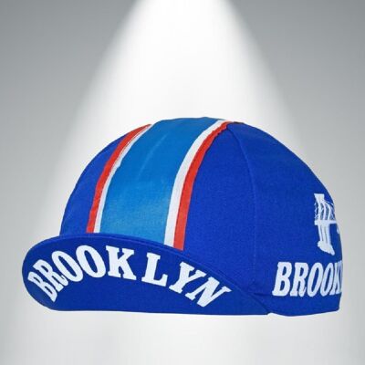 Cappellino da ciclismo blu Brooklyn