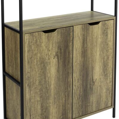 Simpletrade Dressoir - Ladekast - Keukenkast - Industrieel - Verstelbare plank - 83x114x30 cm