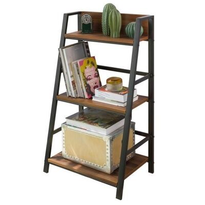 Boekenrek - Wandrek - 3 Planken - Industrieel - 54x90x35 cm