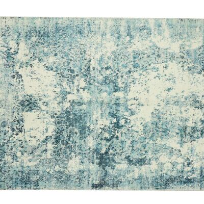 Handloom Vintage 230x150 Hand-Woven Carpet 150x230 Blue Abstract Handwork Orient