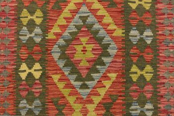 Afghan Maimana Kilim Multicolore 177x110 Tapis tissé à la main 110x180 Multicolore Géométrique 5