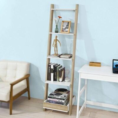 Ladderrek - Boekenplank - Decoratief - Natuurlook