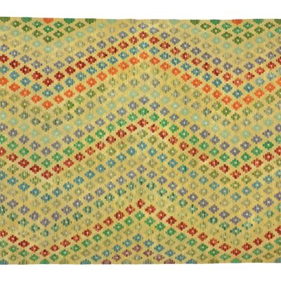 Afghan Maimana Kelim Bunt 244x173 Handgewebt Teppich 170x240 Handarbeit Orient Zimmer