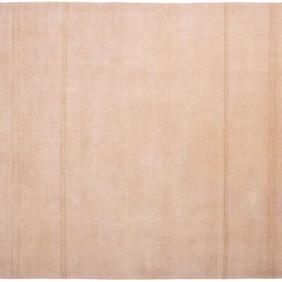 Loribaft 297x201 alfombra anudada a mano 200x300 líneas beige alfombra Orient de pelo corto