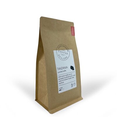 Light roasted coffee beans from Tanzania - 500 g. Whole beans