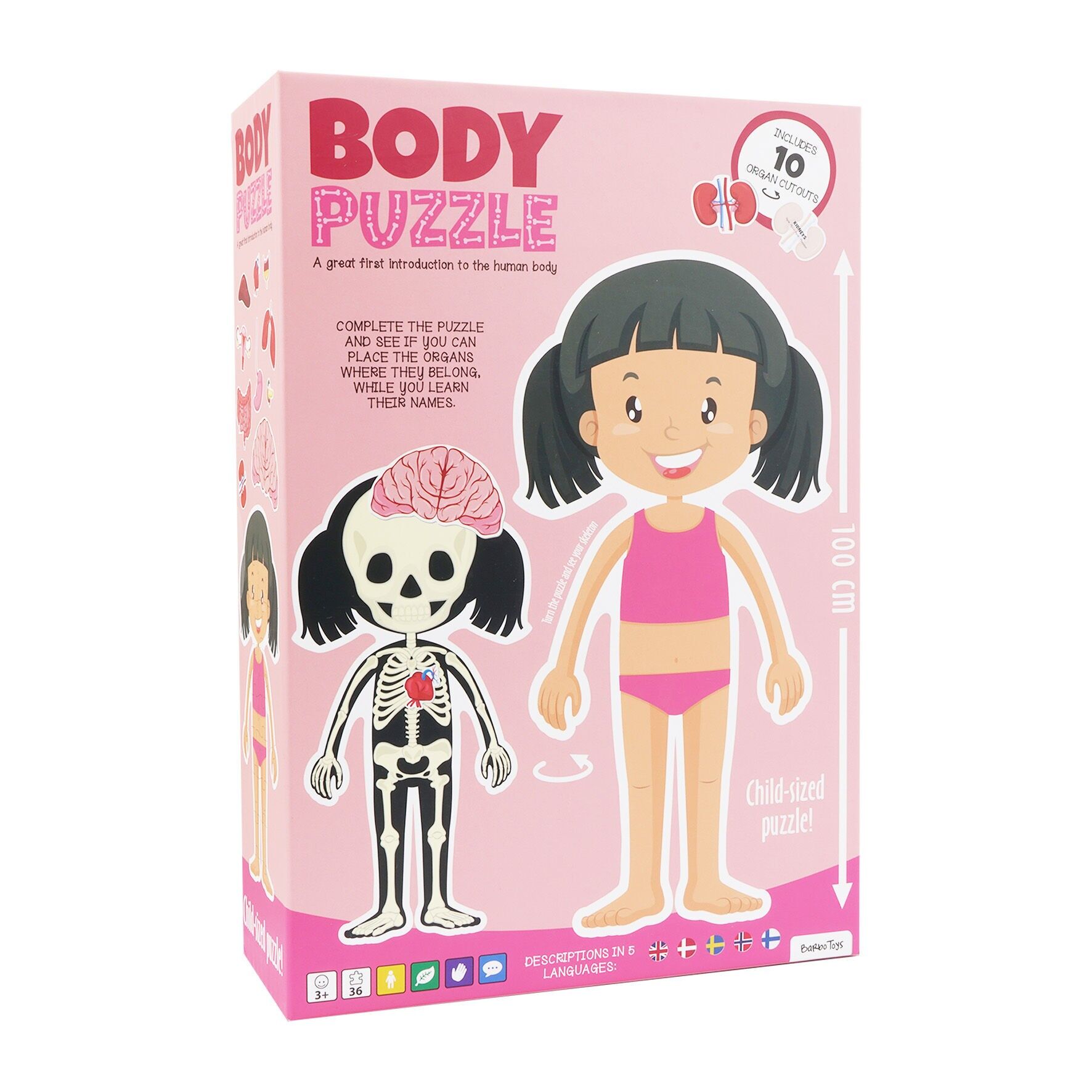 Körper Puzzle Mädchen