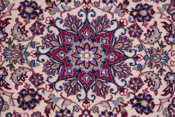 Tapis persan Ispahan 101x71 noué main 70x100 multicolore, oriental, poils courts 5