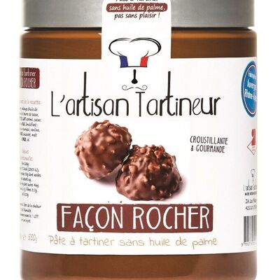 Pâte à tartiner façon rocher 550g