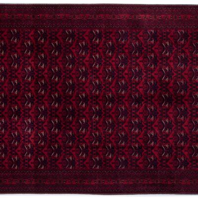 Afghan Belgique Khal Mohammadi 293x202 tappeto annodato a mano 200x290 arancio geometrico