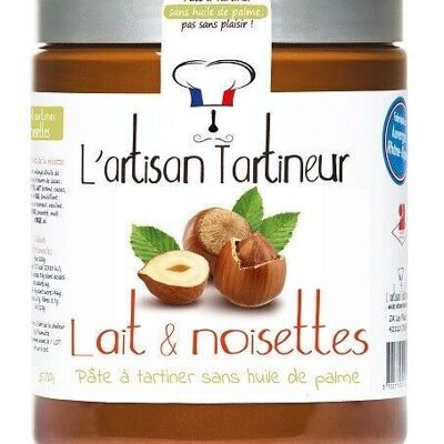 Pâte à tartiner Lait noisettes 570G