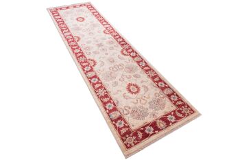 Tapis Afghan Chobi Ziegler 290x84 noué à la main 80x290 tapis de passage beige oriental 3